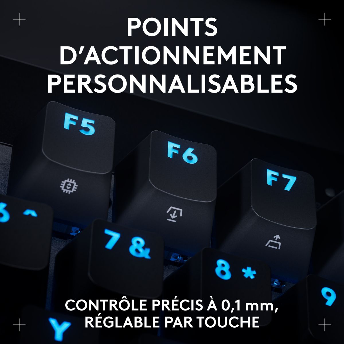 Clavier gamer G Pro X TKL Rapid  Noir couleur unique, LOGITECH