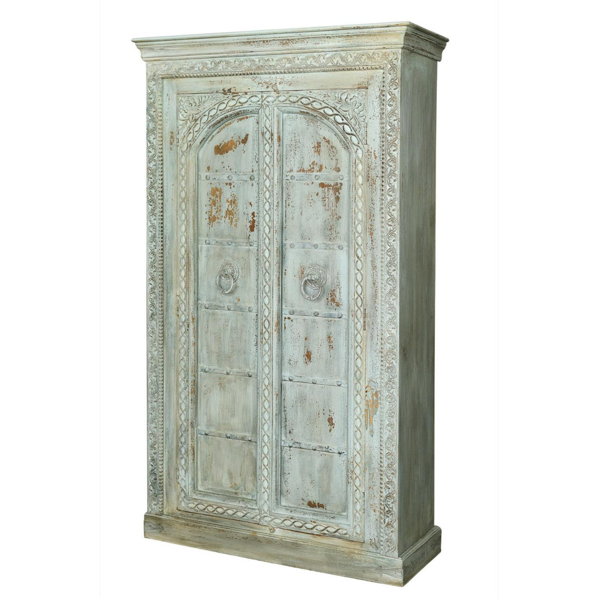 Armoire - PHÉDÉLINE bleu, DECORATION D’AUTREFOIS