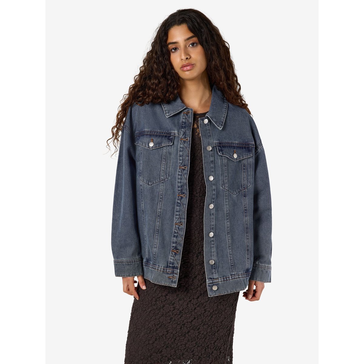 Veste En Jean bleu - dark blue denim1, NOISY MAY