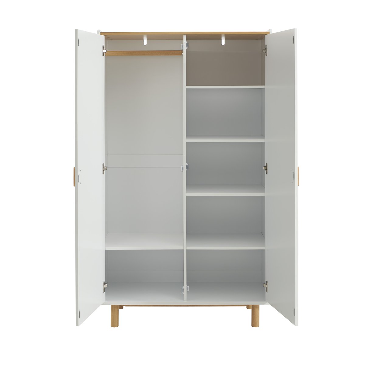 Armoire enfant 2 portes  AURA blanc, BAÏTA