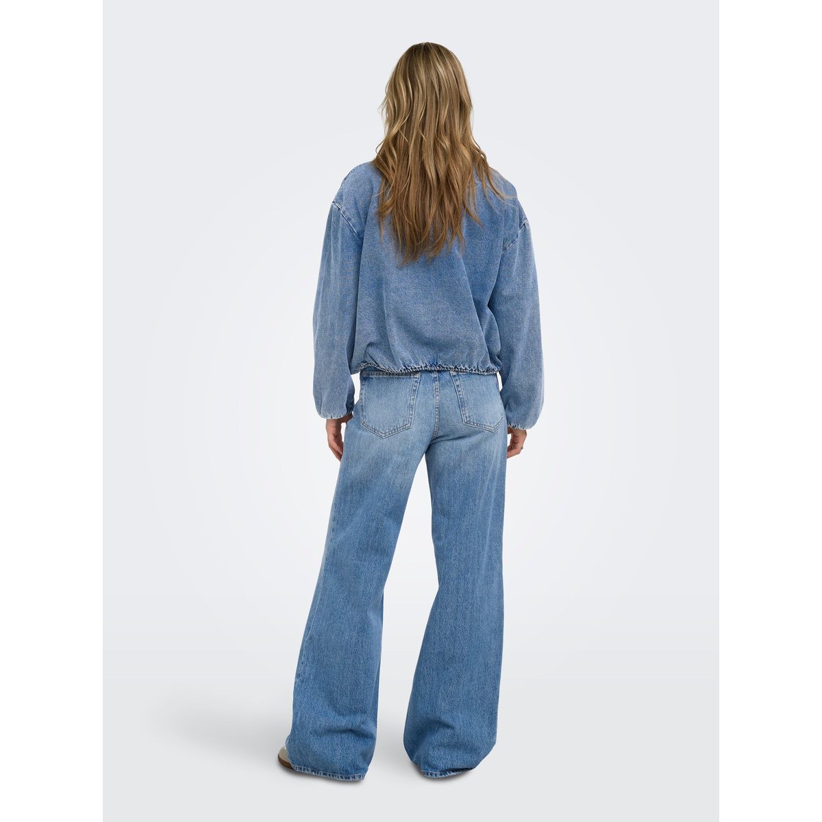 Jean À Jambe Large medium blue denim, ONLY