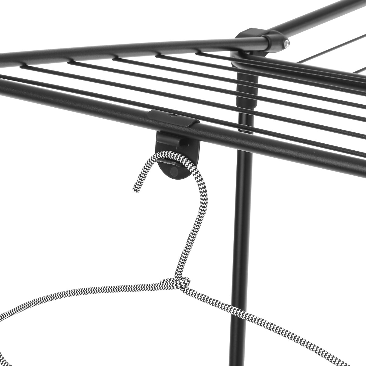 Etendoir à linge HangOn Too 18M noir mat, BRABANTIA