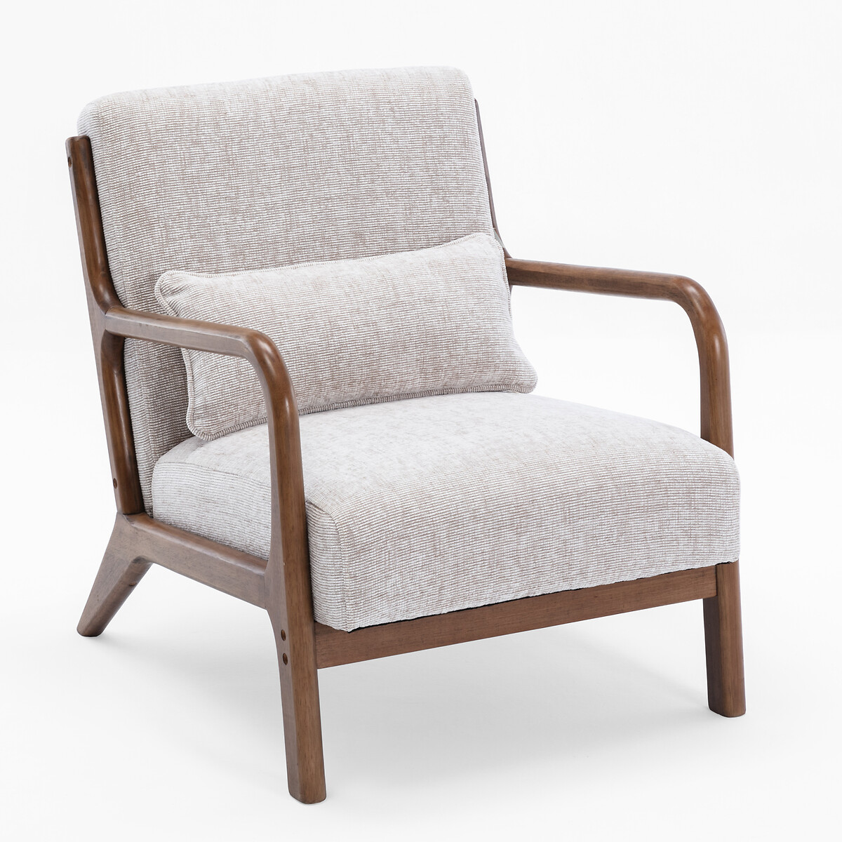 Ezra Chunky Chenille Armchair natural, SO'HOME