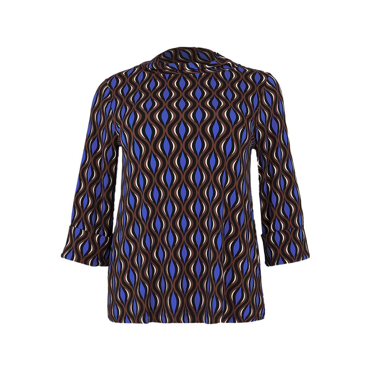 T-shirt imprimé marron, YOEK
