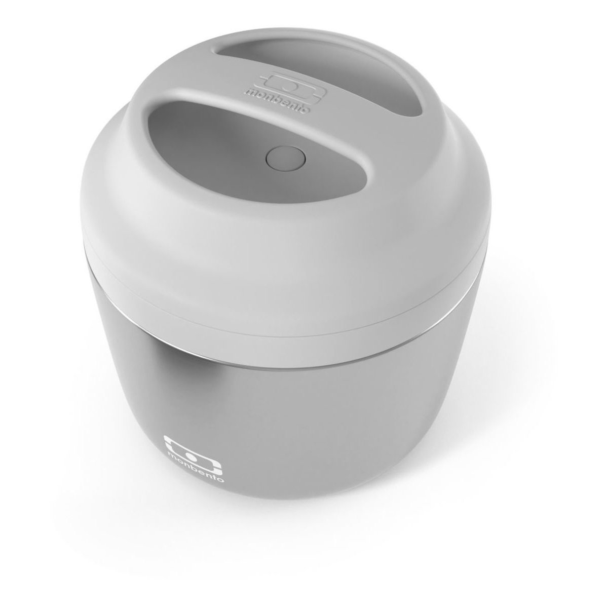 Bento Isotherme Mb Elément Graphic Ginkgo 550 Ml metallic silver, MONBENTO