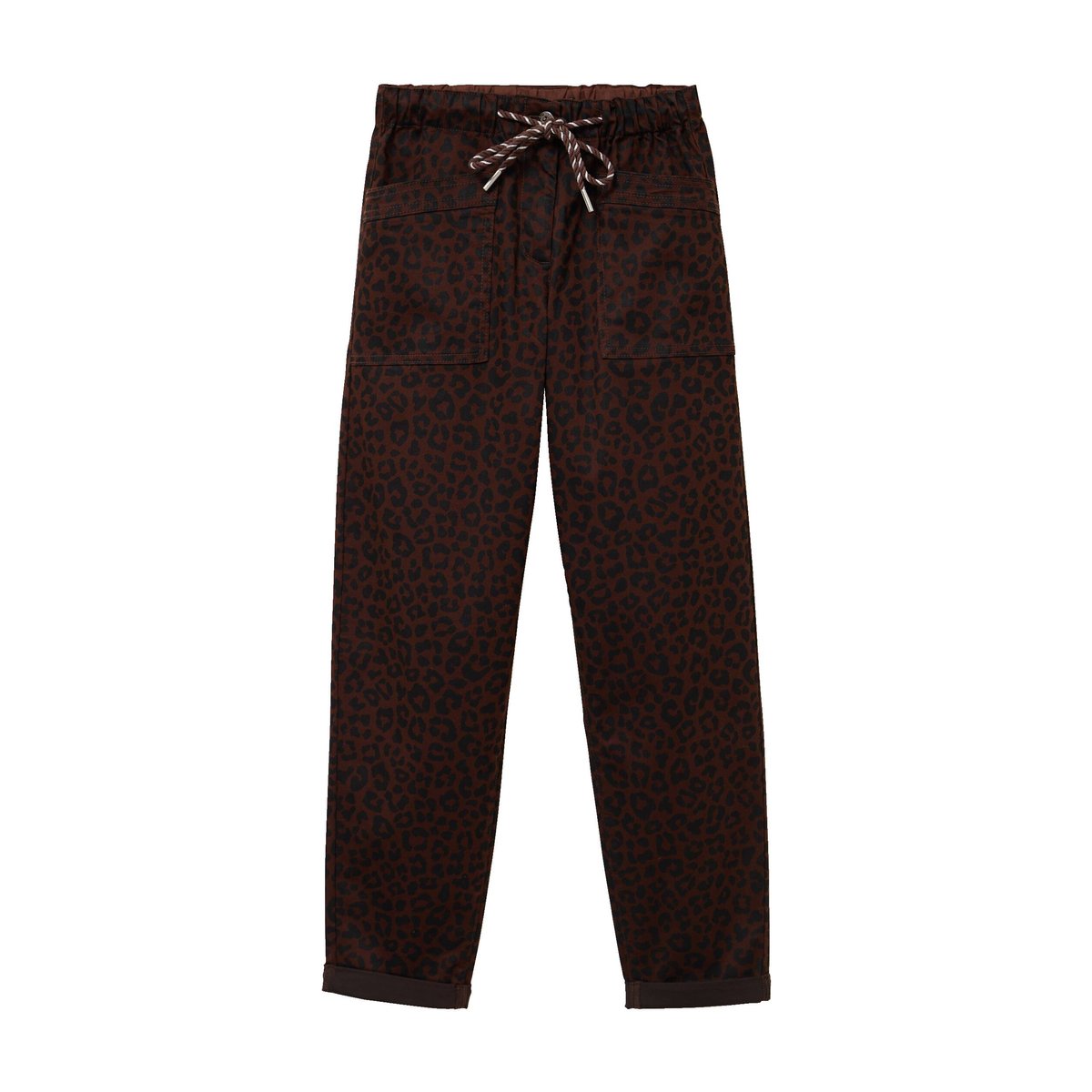 Pantalon coupe mom 7/8ème marron, BREAL