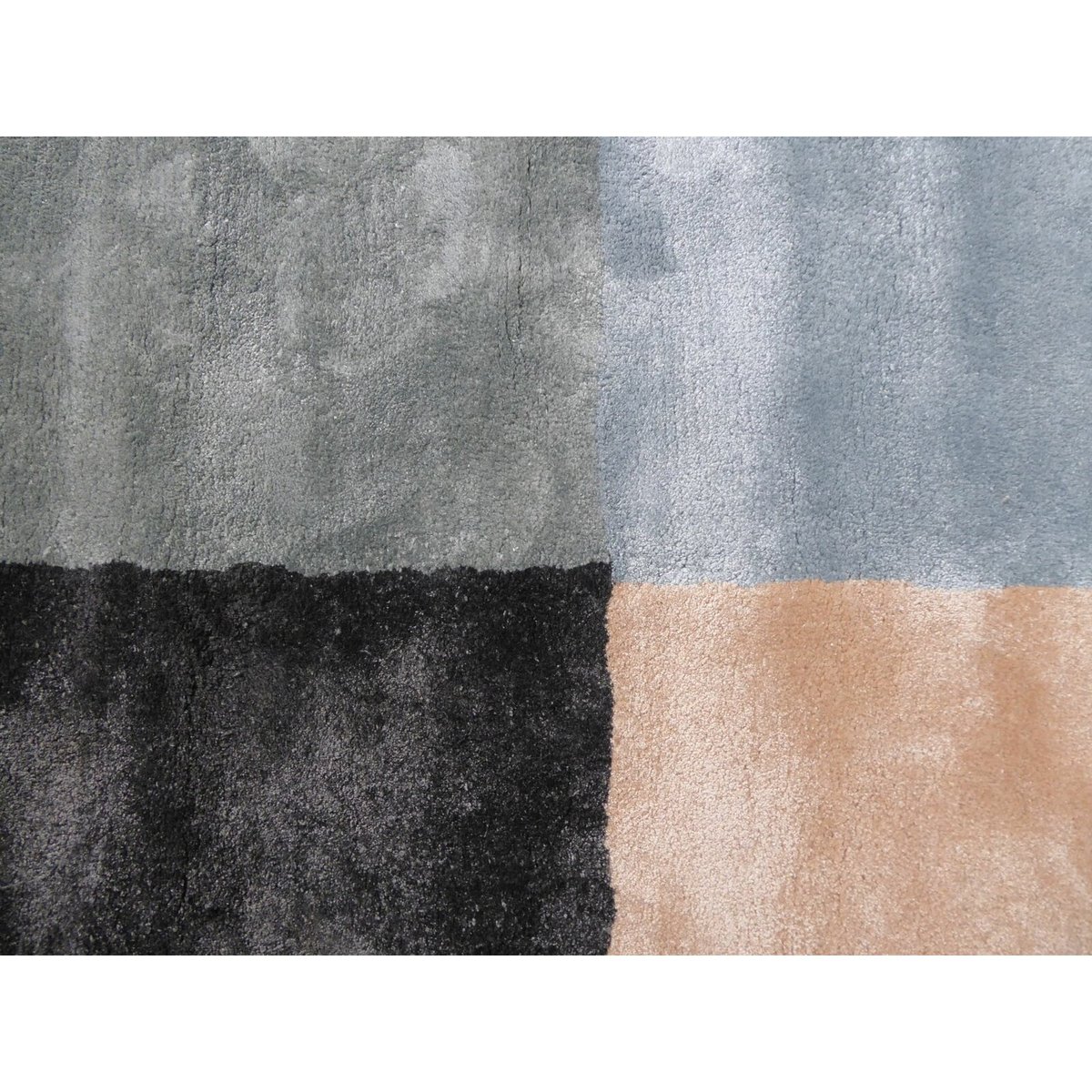 Tapis rectangulaire en viscose SAHARA multicolore, RECOLLECTION
