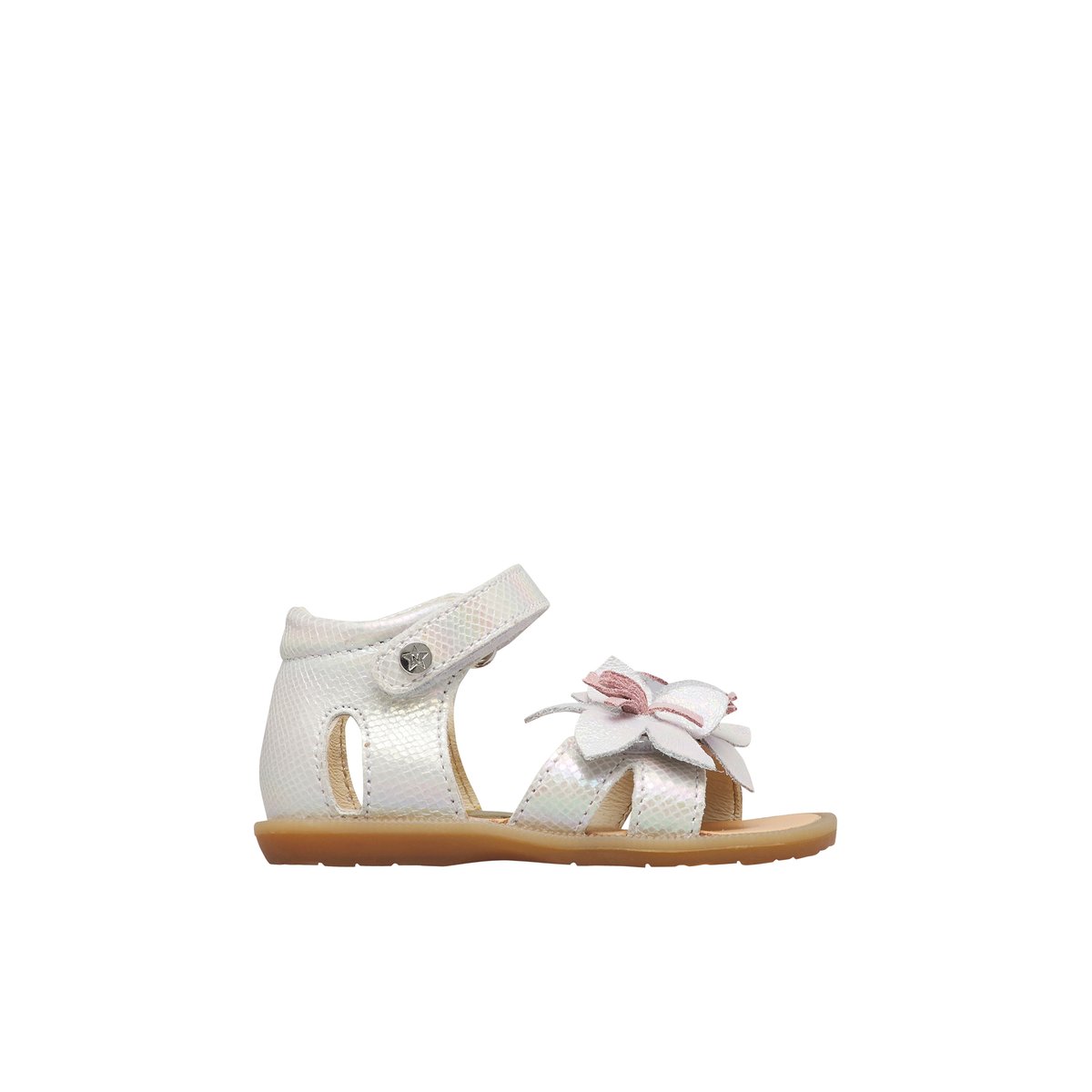 Sandales en cuir MIVY blanc-, NATURINO