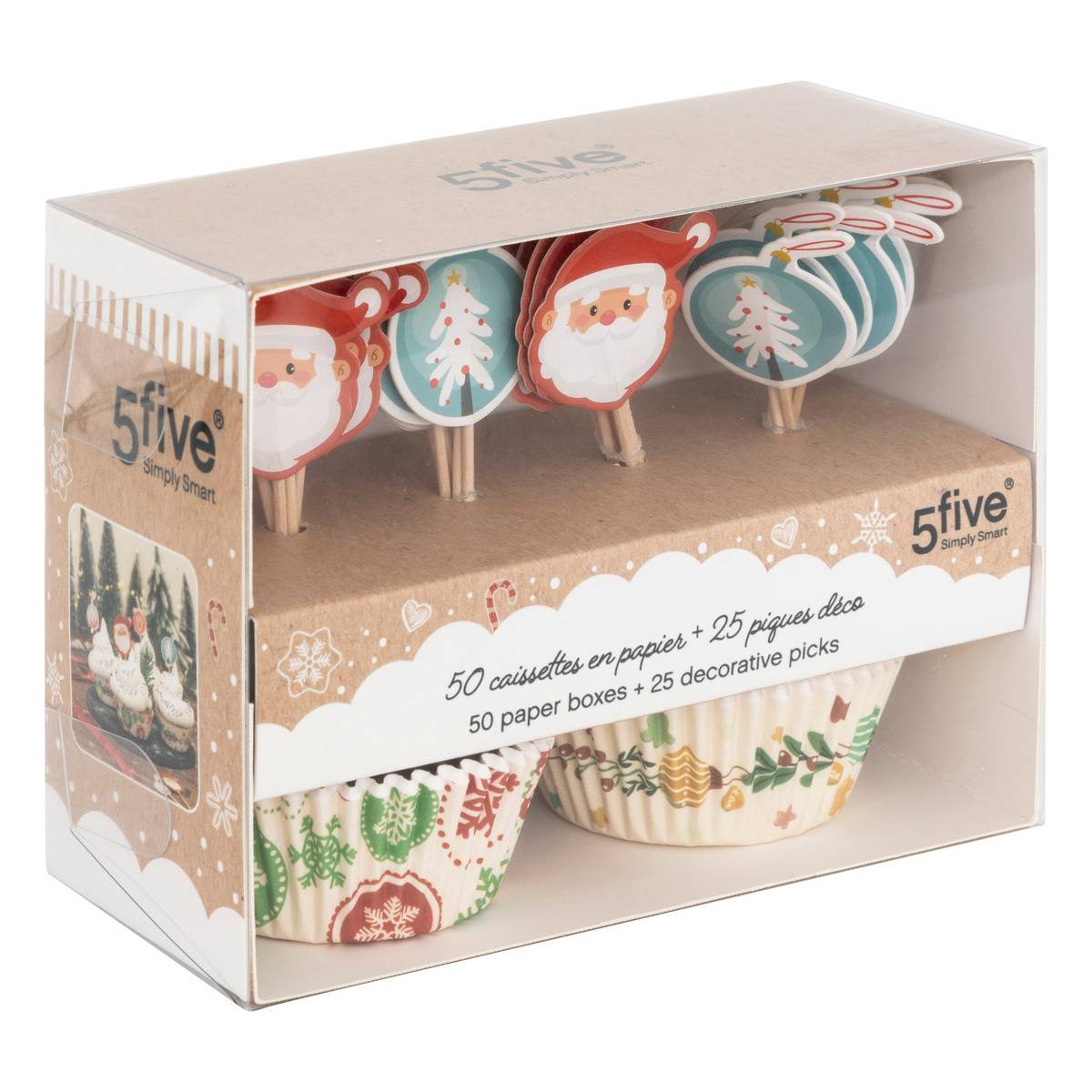 Caisson NOEL multicolore, 5FIVE SIMPLY SMART