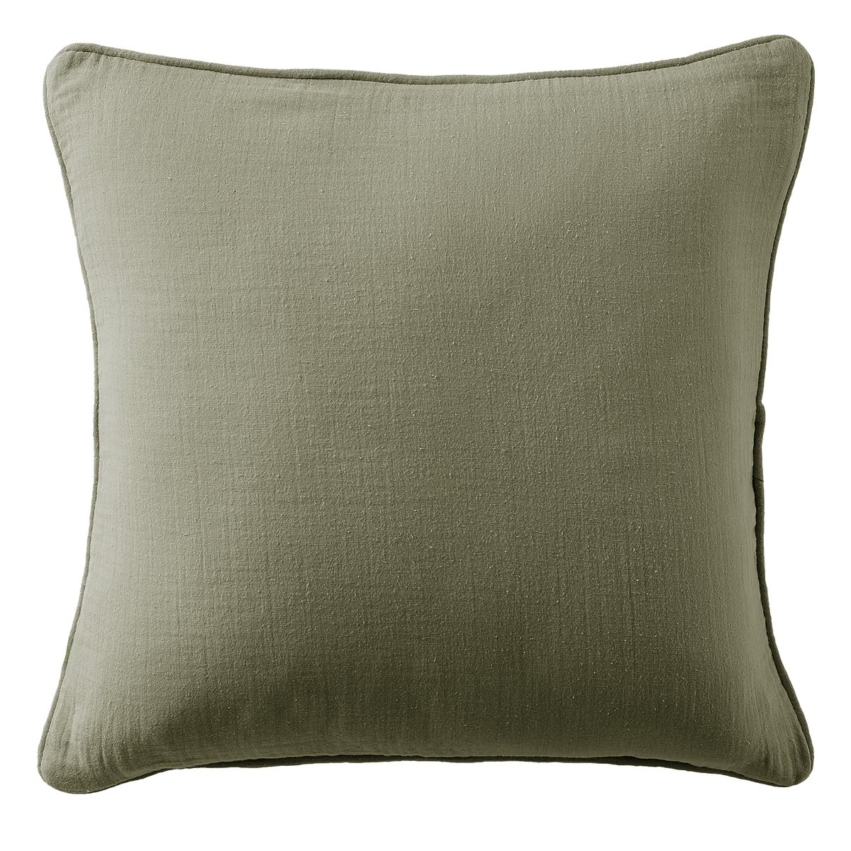 Coussin carré déhoussable 45x45 cm Gaze de Coton Terra Romarin romarin, EDEN