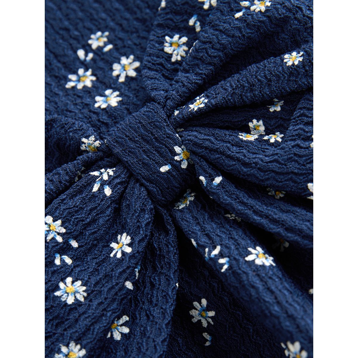 Robe d'été à volants bleu marine, NEXT