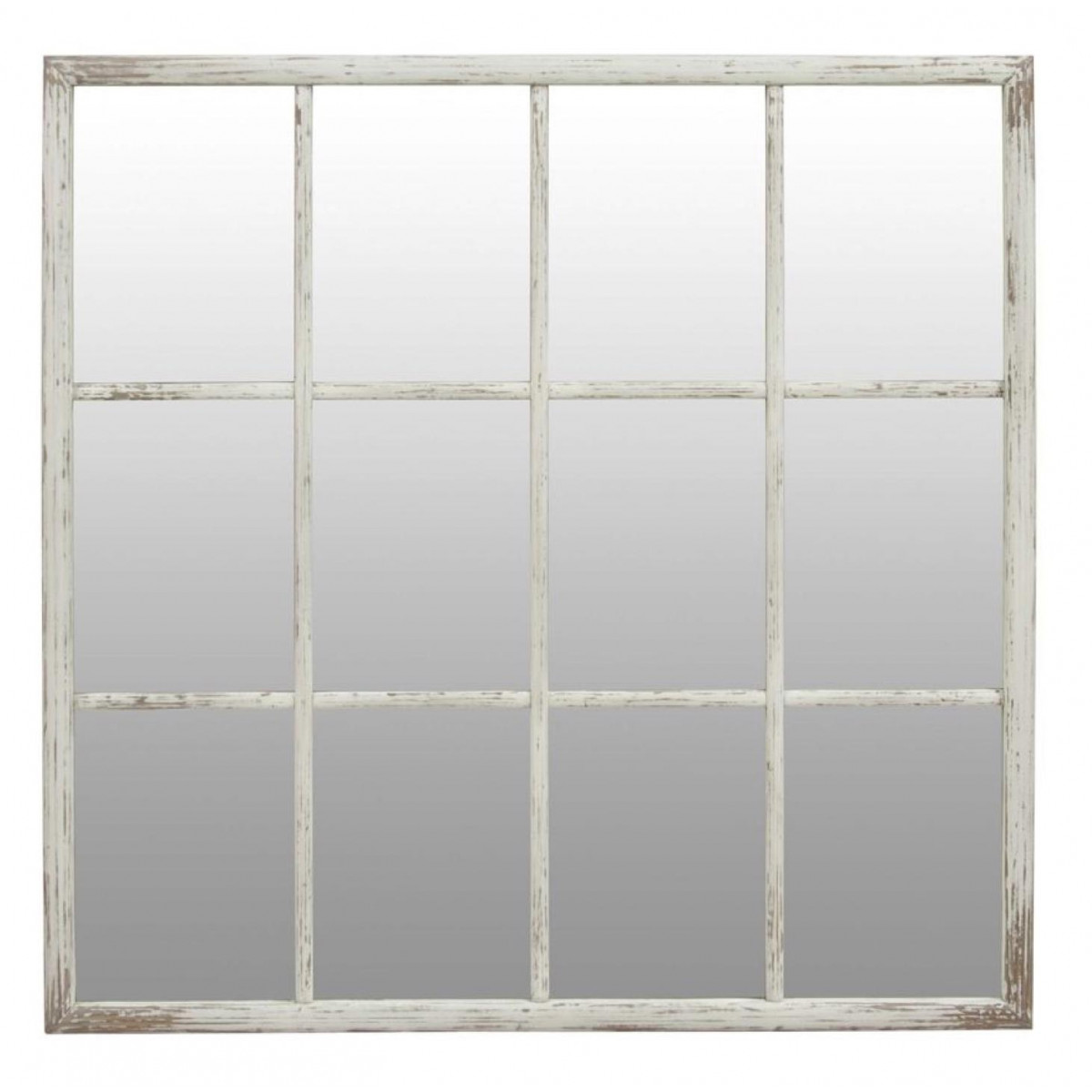 Miroir carré fenêtre - OUESSANT blanc, INTERIOR'S