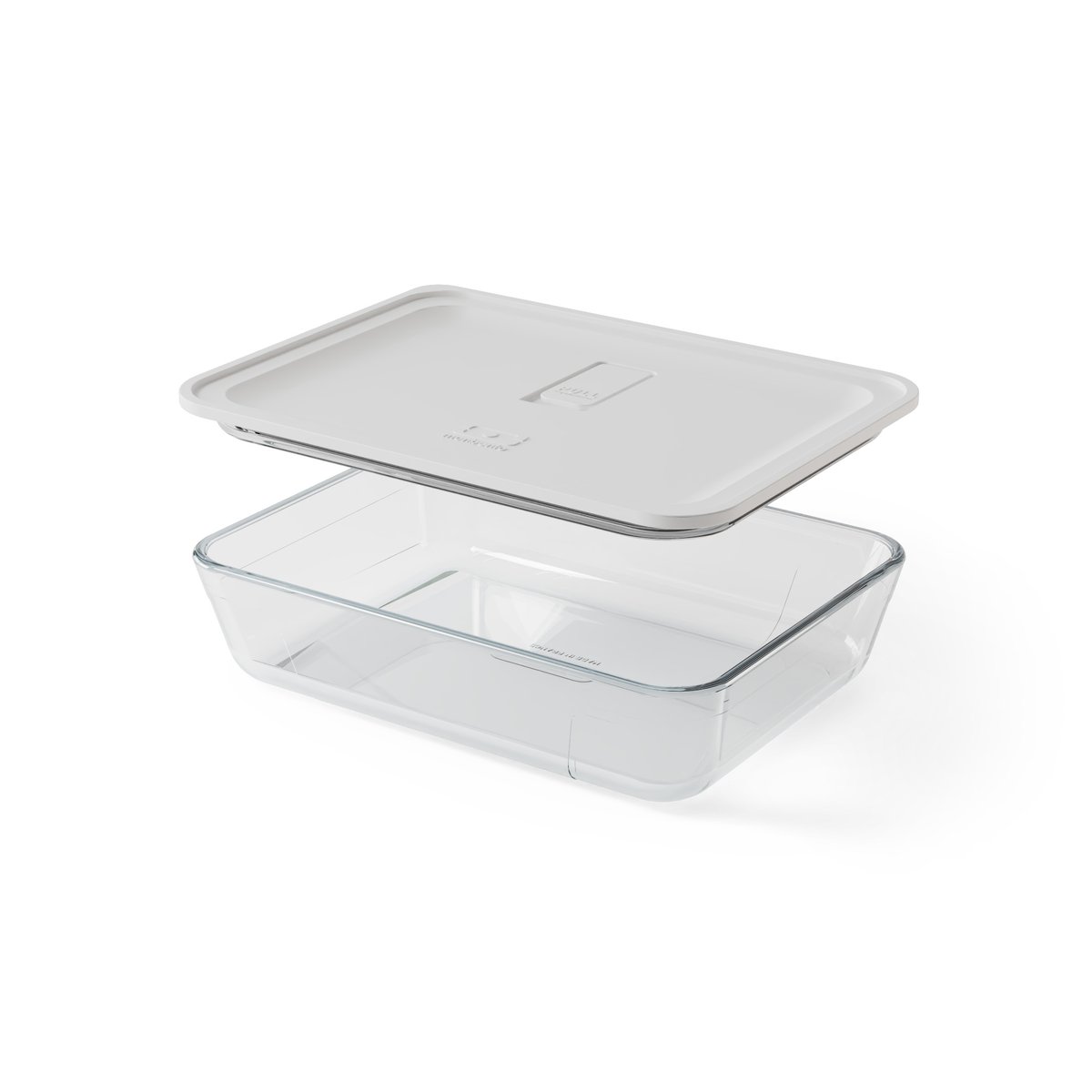 Boite de conservation en verre Made in France 600ml, Prep blanc, MONBENTO