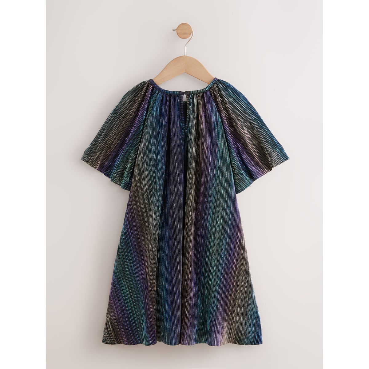 Robe de soirée scintillante à manches ange multi-couleurs, NEXT