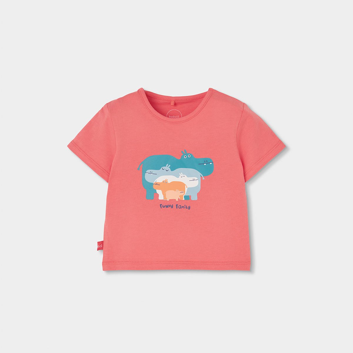 Esemble pour bébé en coton orange, BOBOLI