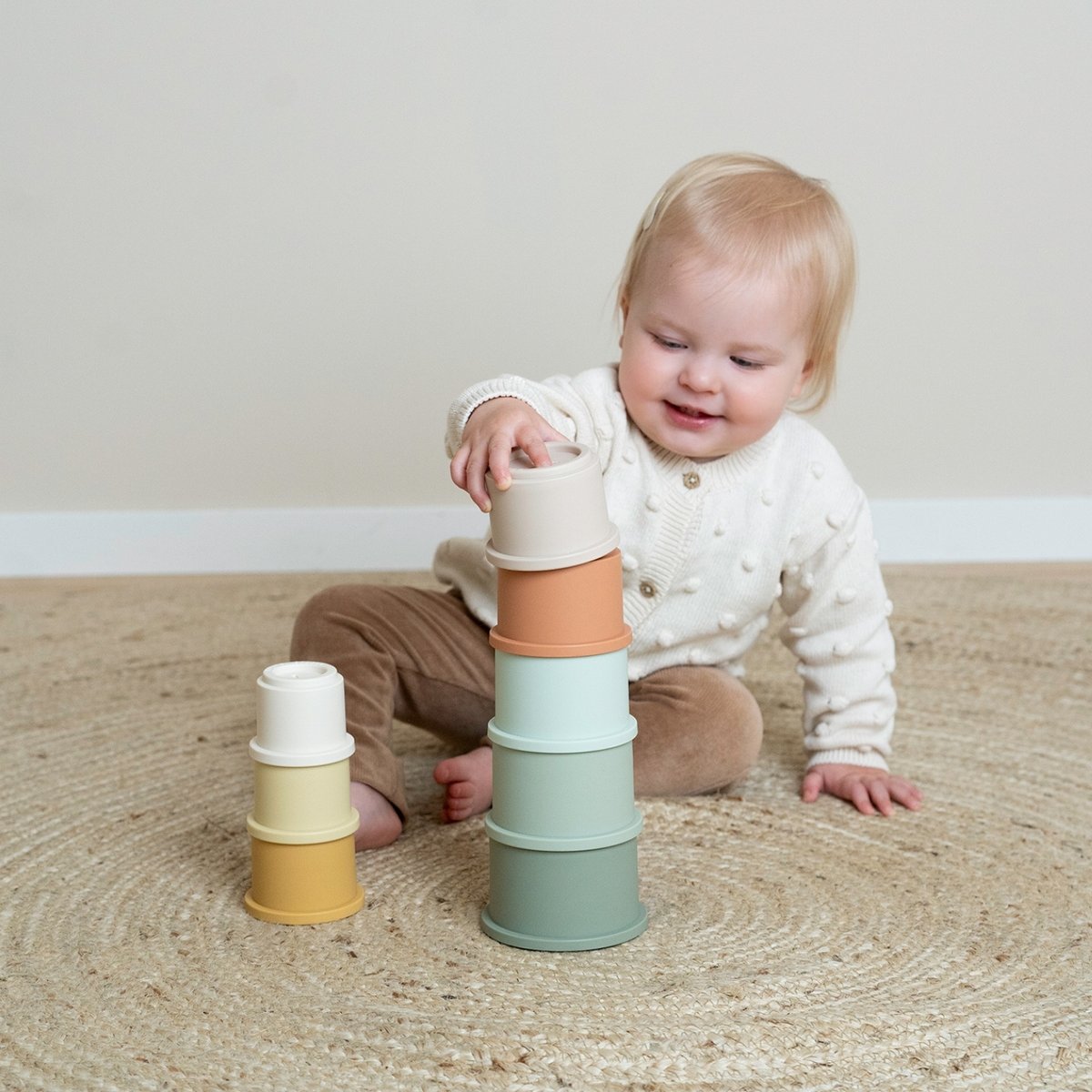 Gobelets empilables multicolore, LITTLE DUTCH