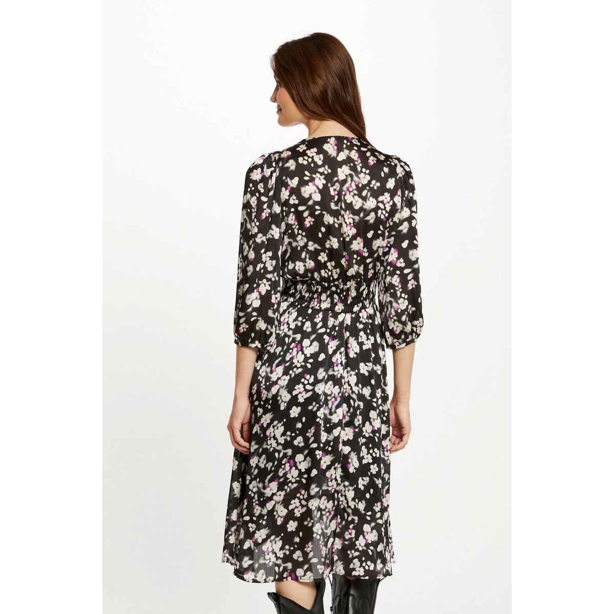 Robe droite imprimé floral multico, MORGAN
