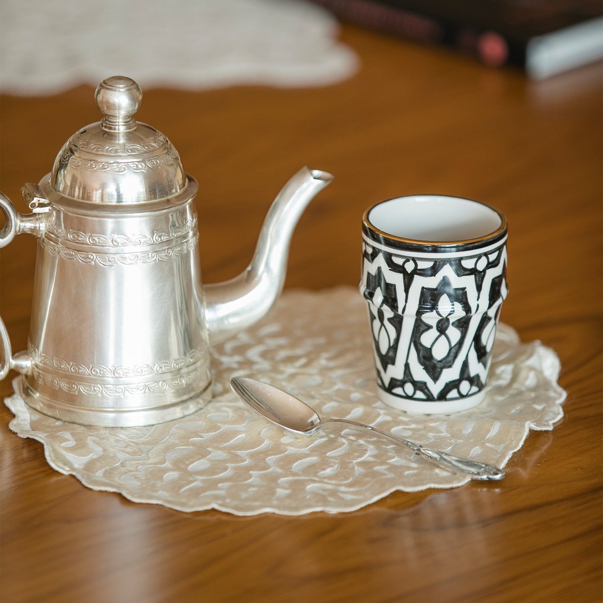 Tasse BELDI FASSIA noir, CHABI CHIC