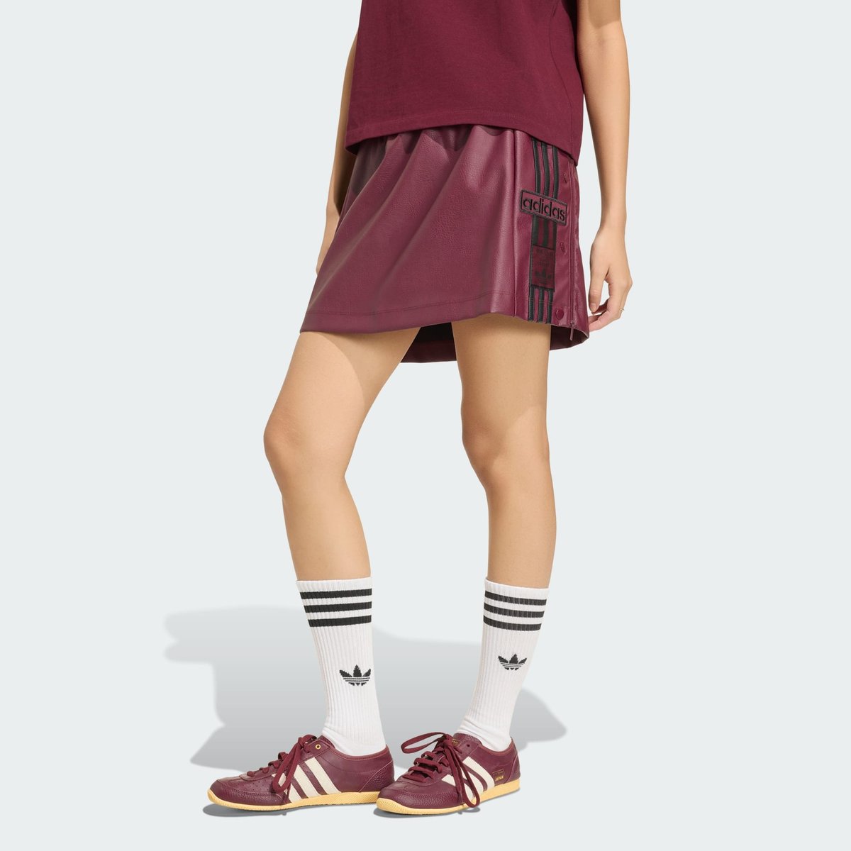 Jupe Adibreak Synthétique Jupe Adibreak Synthétique maroon / black, adidas Originals