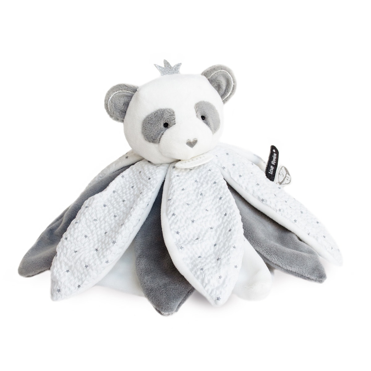 Doudou Panda Pétales Attrape Rêve Dc3548 gris, DOUDOU ET COMPAGNIE