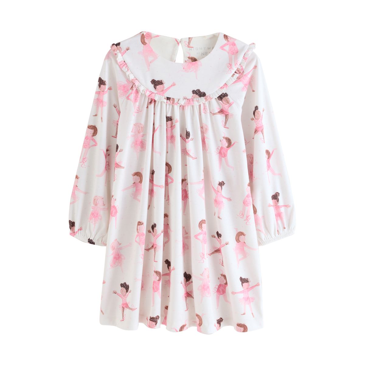 Chemise de nuit souris, lot 2 ballerine blanche/rose, NEXT