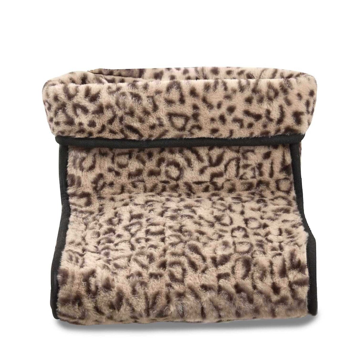 Heated Faux Fur Foot Warmer brown , CARMEN
