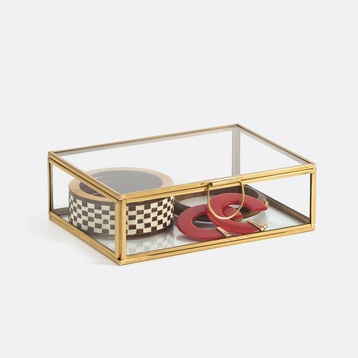 Boite-vitrine rectangulaire, Uyova laiton, LA REDOUTE INTERIEURS