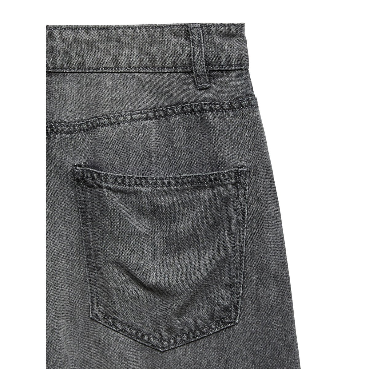Jean À Coupe Large medium grey denim, VERO MODA