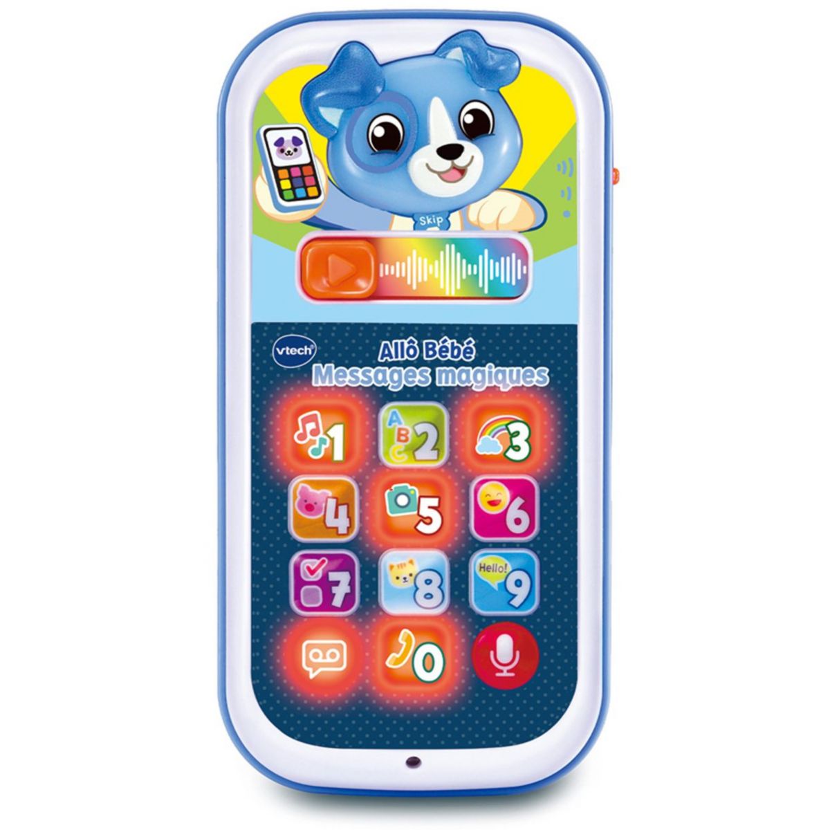 Jeu éducatif Allô bébé Messages magiques bleu, VTECH