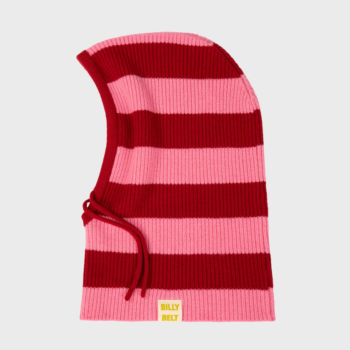 Cagoule en laine rose et bordeaux, BILLYBELT
