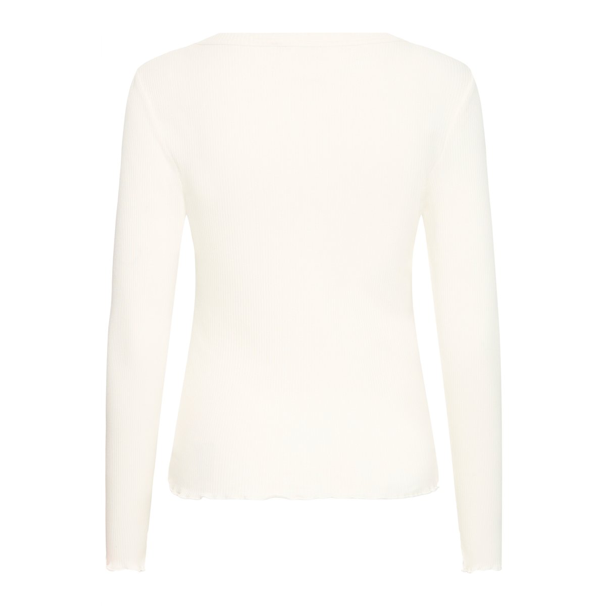 T-shirt à manches longues blanc marshmallow, B.YOUNG
