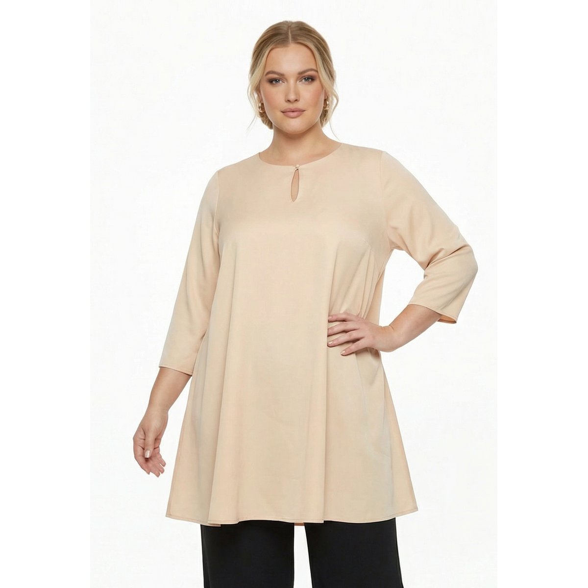 Tunique avec manches longues rose, YOEK
