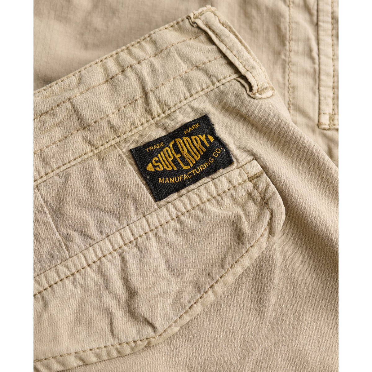 Short Cargo Léger Ripstop beige clair, SUPERDRY
