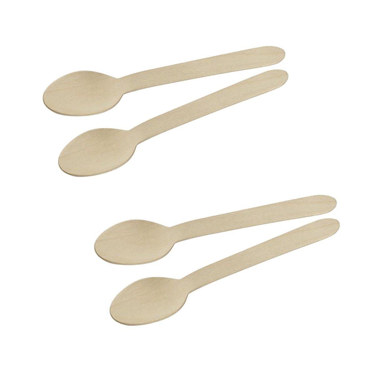 Set de 2 ustensiles de cuisine cuillère à café NATURE FSC bois brun, FACKELMANN
