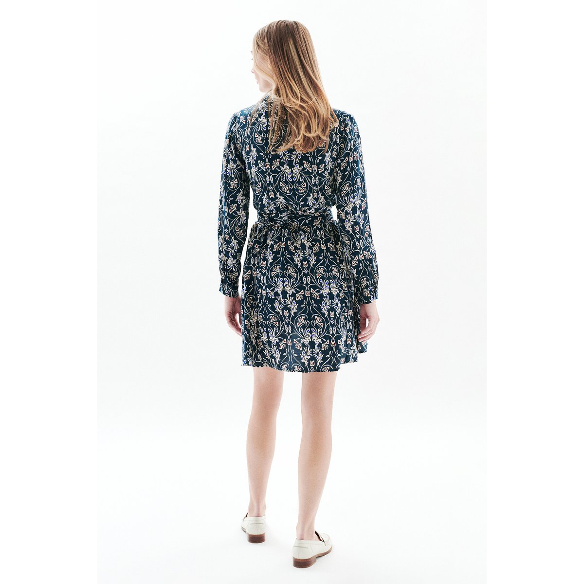 Robe courte indispensable ROMA bleu marine, CAROLL