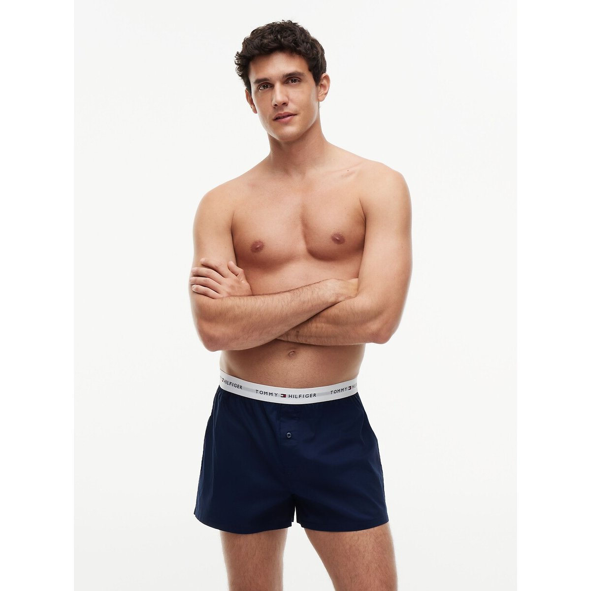 Lote de 2 calções boxer, Signature Cotton Essential marinho + marinho, TOMMY HILFIGER