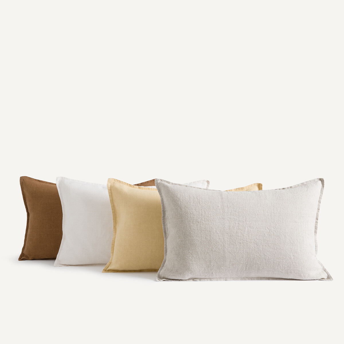 Housse de coussin lin épais, Boreo camomille, AM.PM