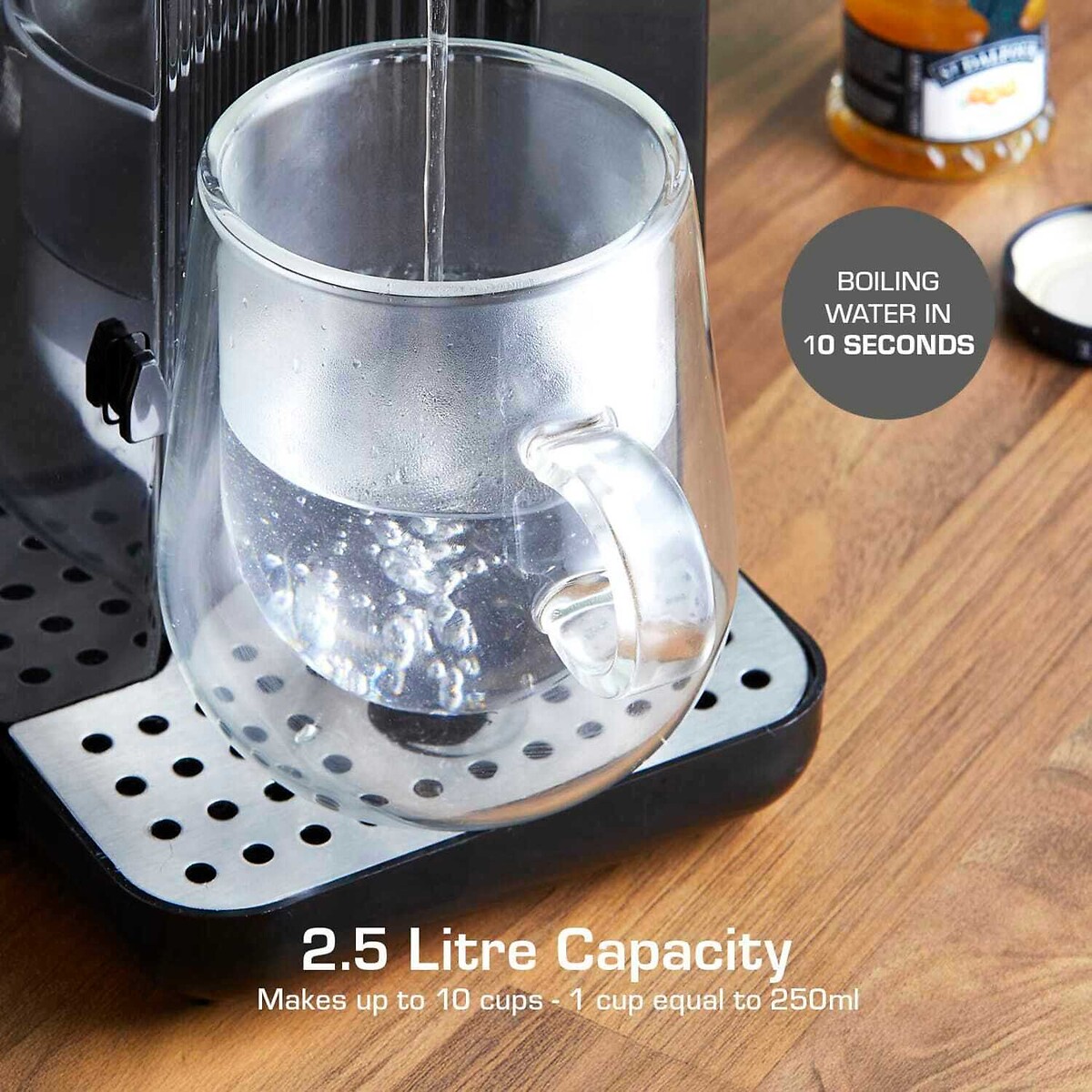 2.5L Hot Water Dispenser - SWD1001 black, SWAN
