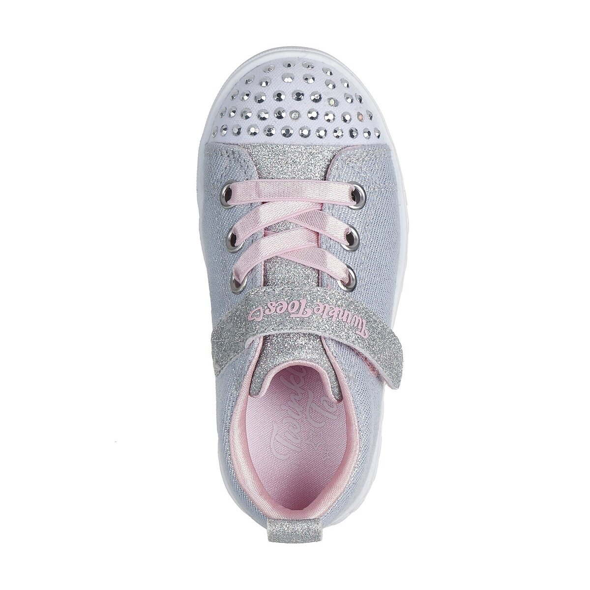Baskets Heart Steps - Shimmer Sweetie gris, SKECHERS