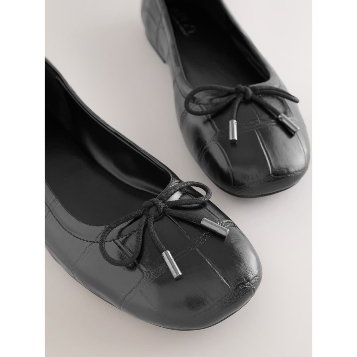 Ballerines forever comfort® à bout carré noir, NEXT
