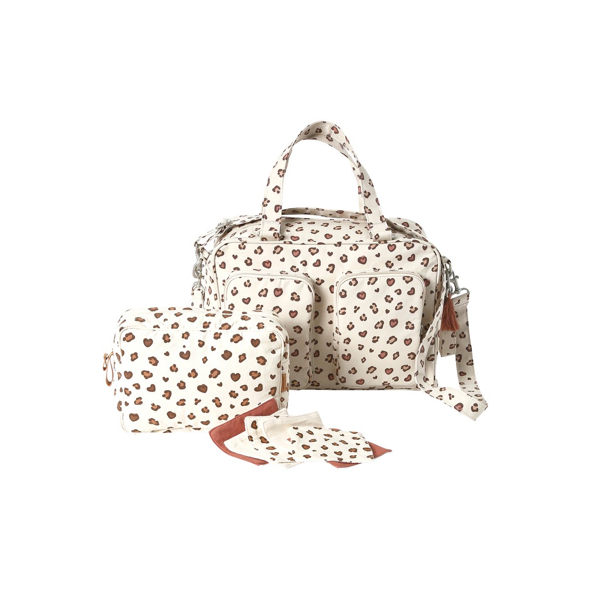 Sac à langer multipoches Family sable, VERTBAUDET