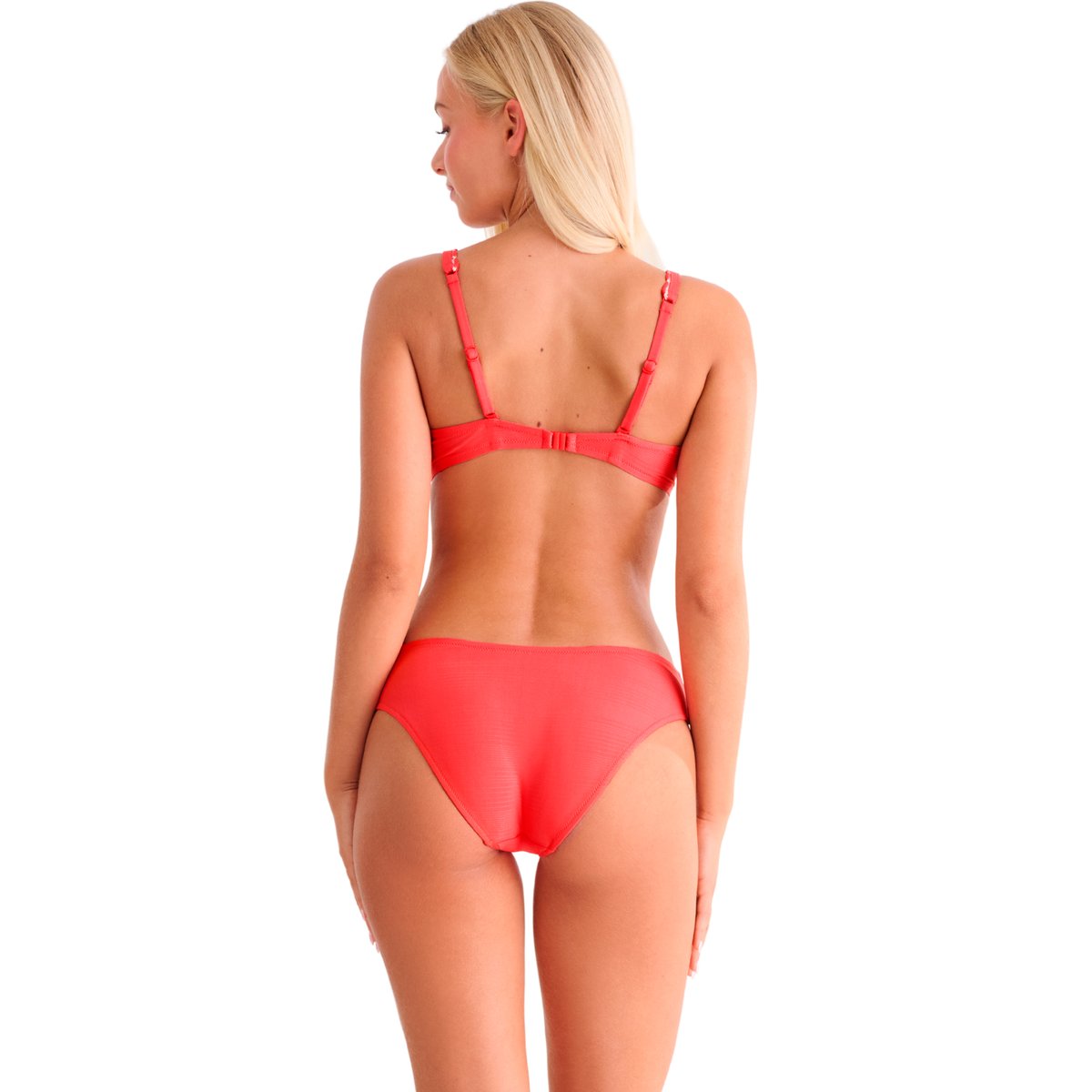 Bas maillot slip de bain PANAMA rouge, LISCA