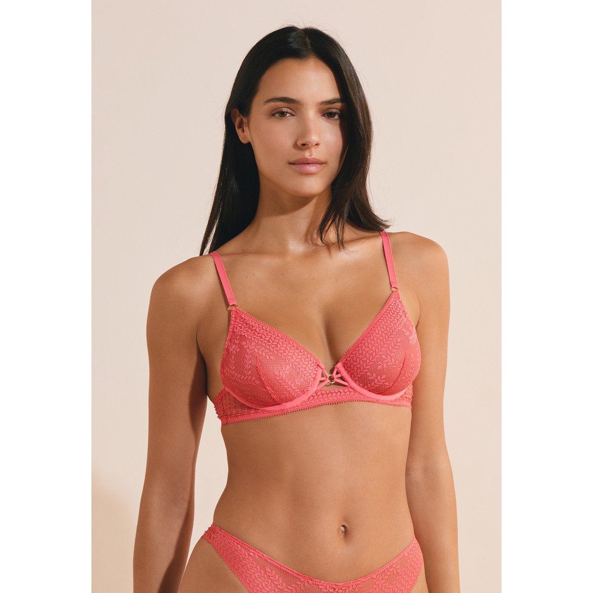 Tanga en dentelle OASIS grenadine, ETAM
