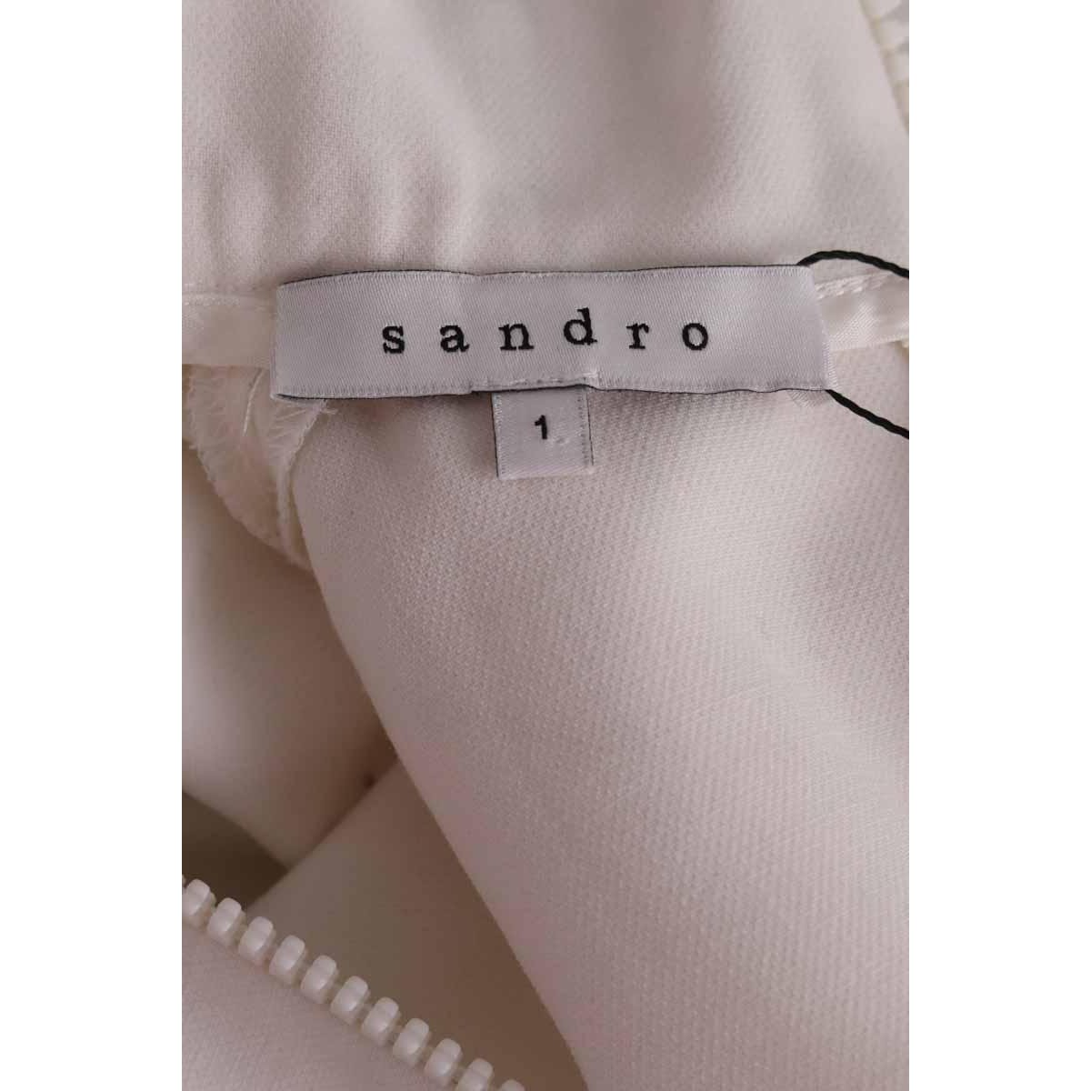 Robe - Très Bon État blanc, SANDRO