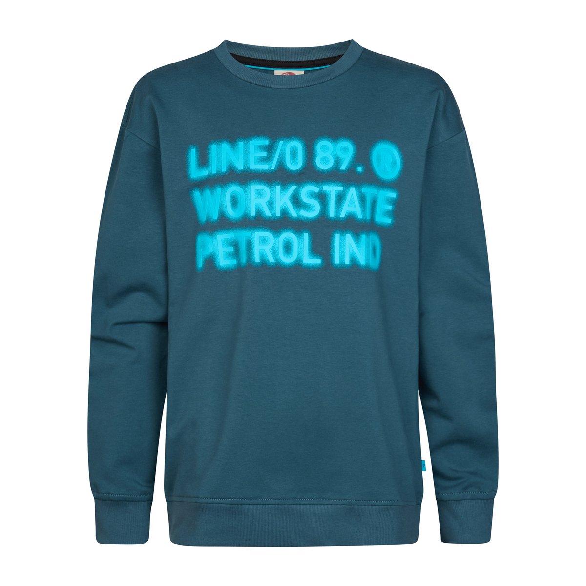 Sweat imprimé millbrook bleu storm blue, PETROL INDUSTRIES