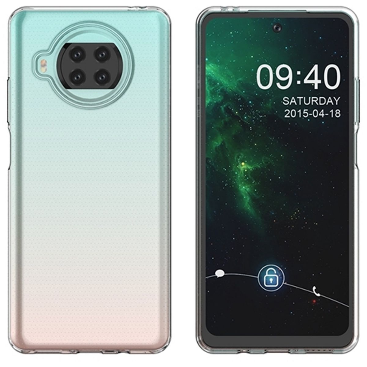 Coque Xiaomi Mi 10T Lite Souple transparent transparent, MY WAY