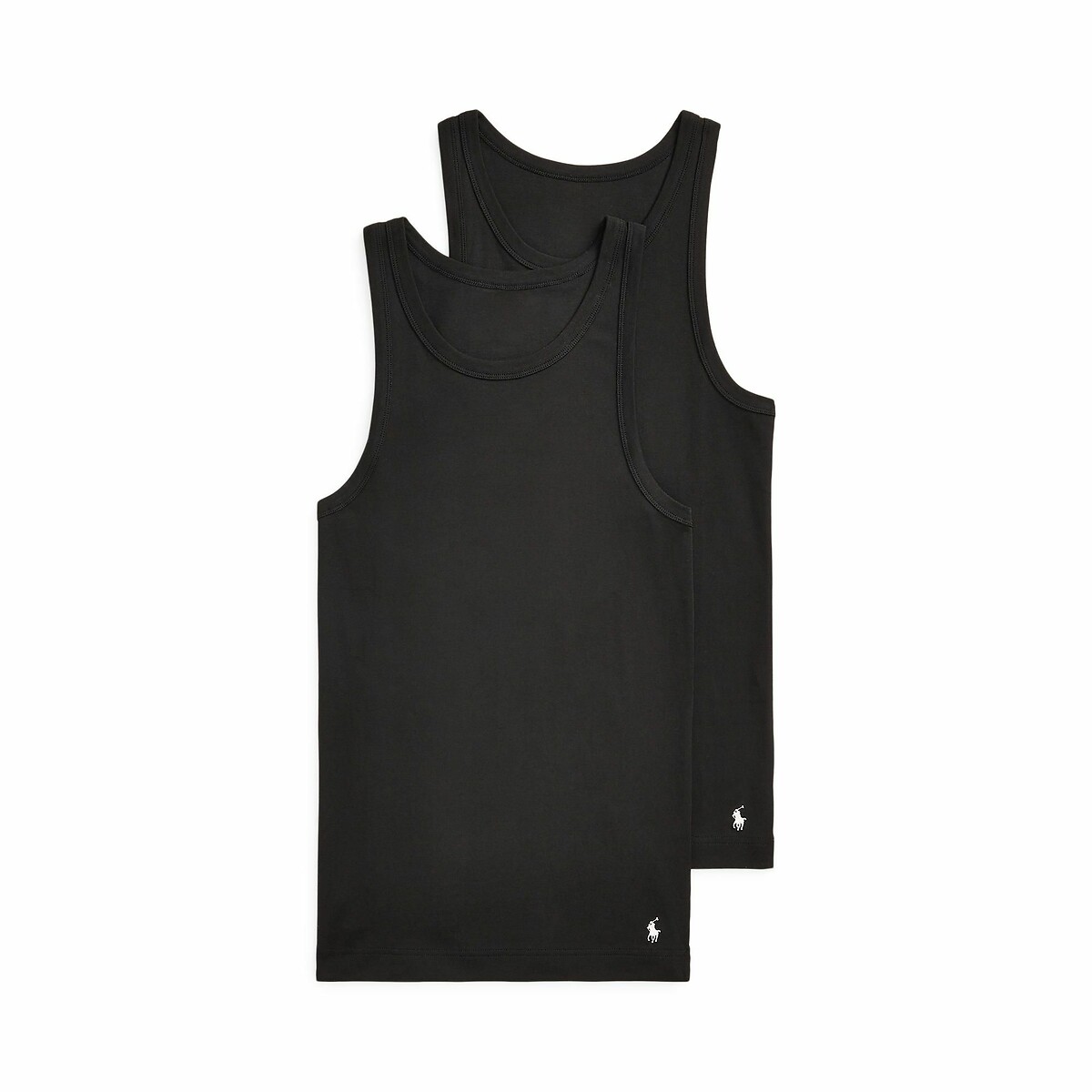 Confezione da 2 canottiere Classic Fit nero + nero , POLO RALPH LAUREN