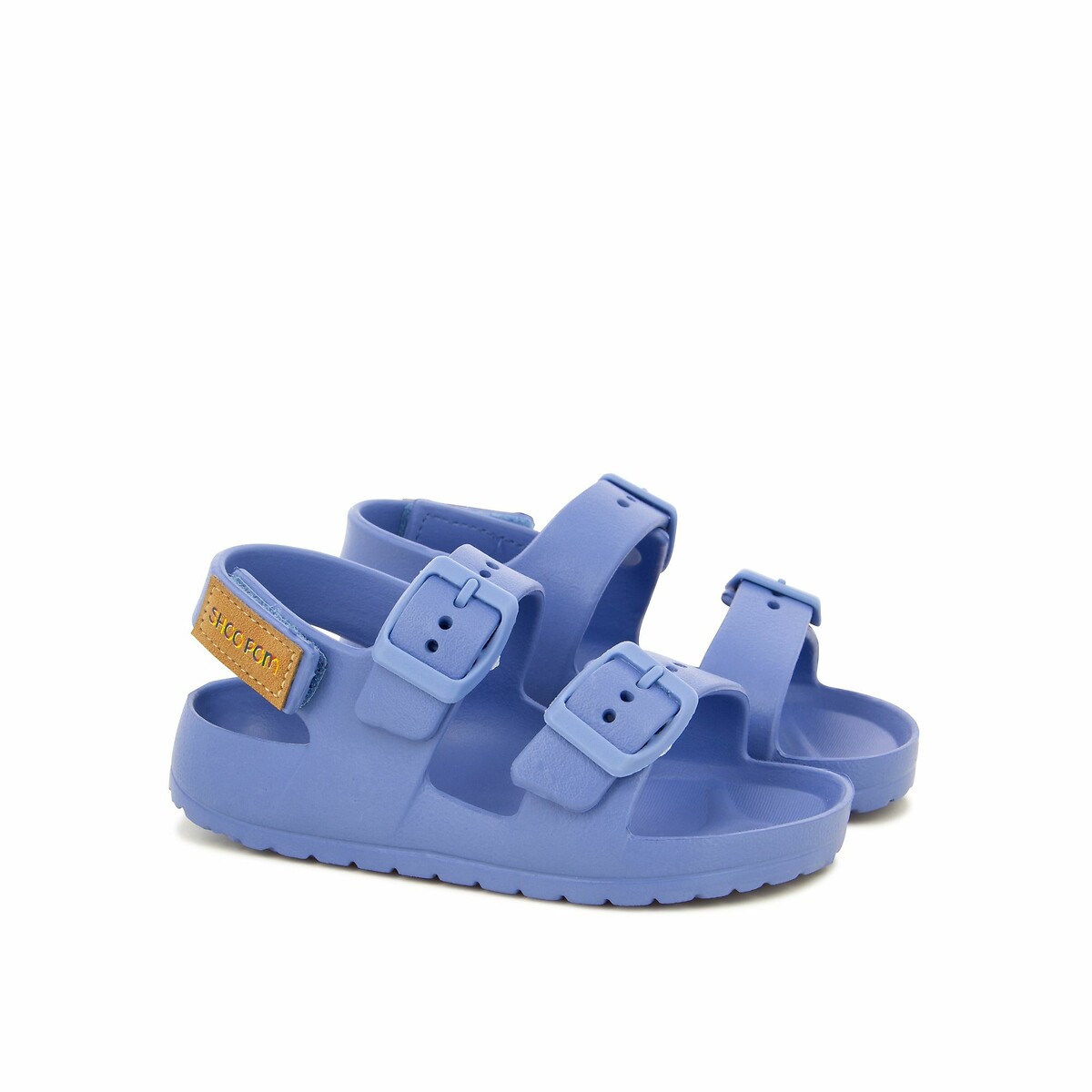 Sandales en EVA Surfy Buckles bleu, SHOO POM