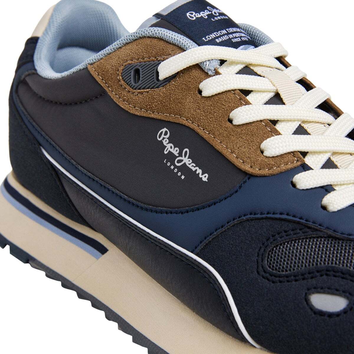 Bexley - Baskets Combinées marine, PEPE JEANS