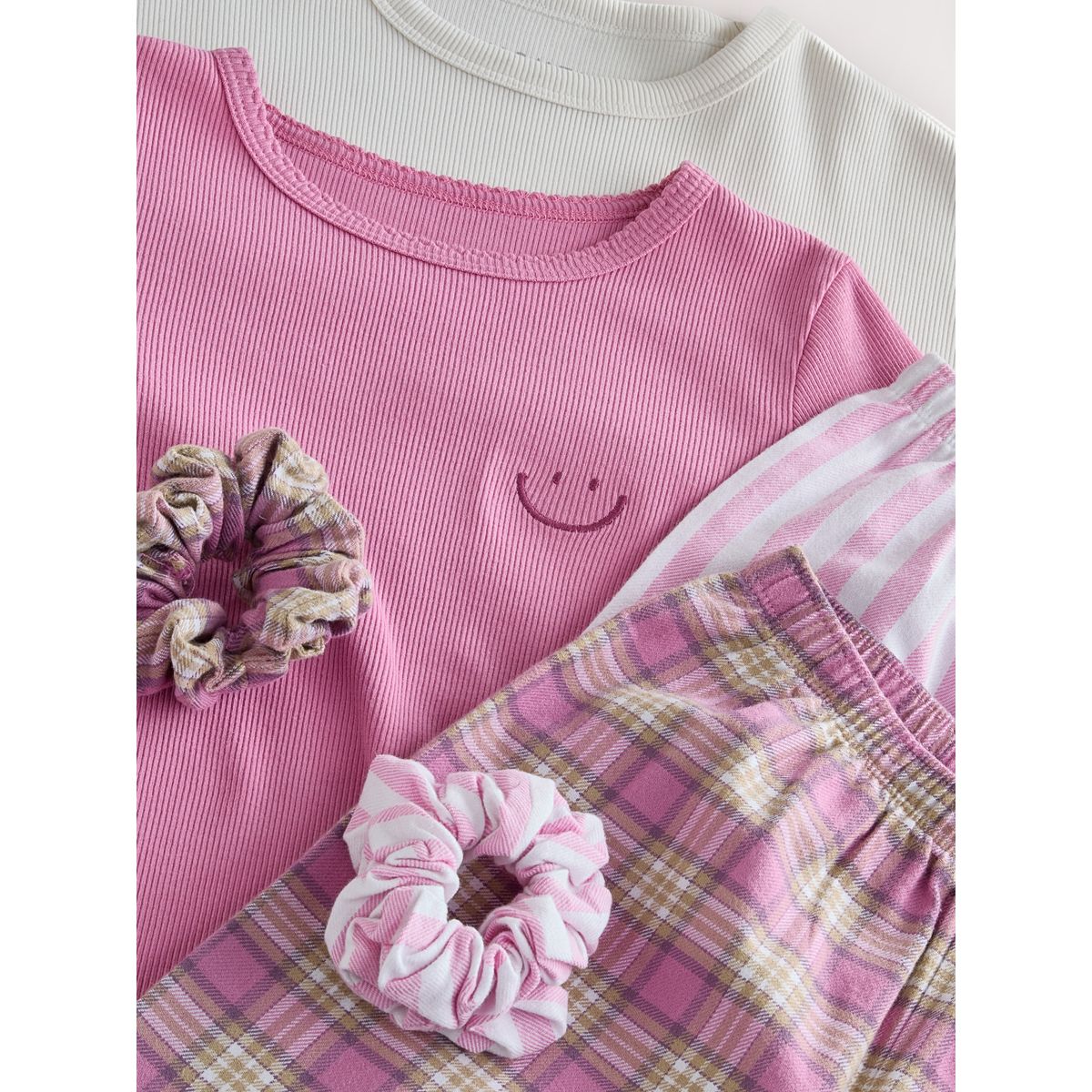 Pyjama large tissé, lot de 2 rose, NEXT